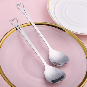 Heart Shape Coffee Spoons (Set of 10)