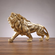 Load image into Gallery viewer, Golden Lion Sculpture
