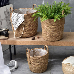 Logan Woven Basket with Handles