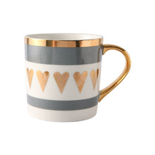 Load image into Gallery viewer, Nordic-style Gold &amp; Silver Porcelain Mugs
