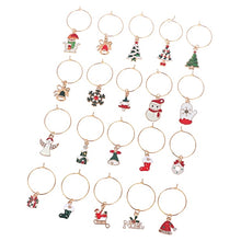 Load image into Gallery viewer, Noel Christmas Wine Glass Charms (set of 20)
