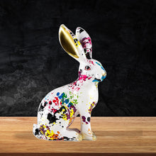 Load image into Gallery viewer, Splatter Art Bunny
