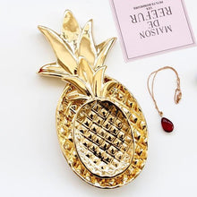 Load image into Gallery viewer, Golden Pineapple Trinket Tray

