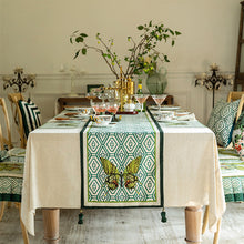 Load image into Gallery viewer, Swallowtail Butterfly Jacquard Table Runner
