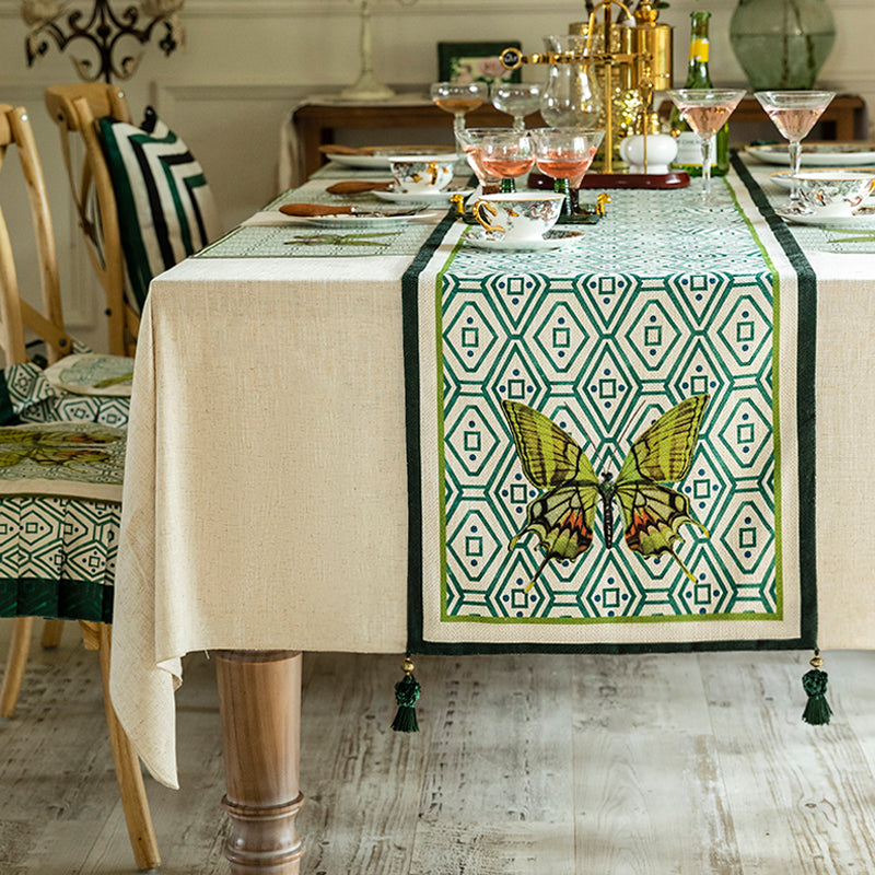 Swallowtail Butterfly Jacquard Table Runner