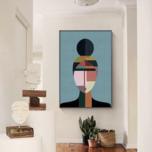 Load image into Gallery viewer, In-Your-Face Abstract Canvas Wall Art Prints
