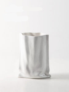 Morandi Ceramic Bag Vase