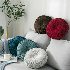 Allthingscurated Velvet Pleated Cushions