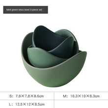 Load image into Gallery viewer, Allthingscurated Blooming Lotus Flower Ceramic Bowls
