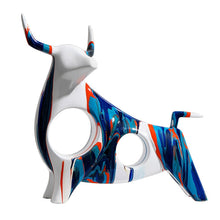 Load image into Gallery viewer, Graffiti Bull Sculpture
