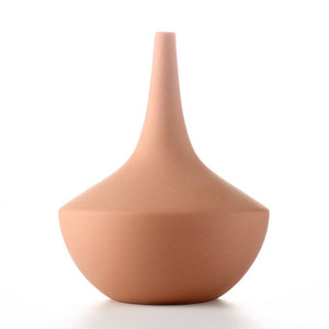 Morandi ceramic vase in Blushing Peach.