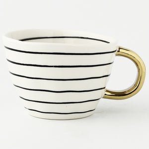 Allthingscurated Gizell Hand-painted porcelain mugs