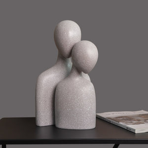 Allthingscurated Abstract Couple In Love Sculpture Set