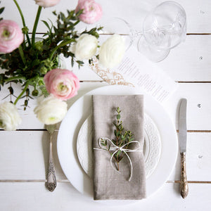 Allthingscurated Cotten Linen table napkins