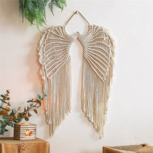 Load image into Gallery viewer, Allthingscurated Angel Wings Macrame Wall Hanging Tapestry
