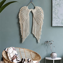 Load image into Gallery viewer, Allthingscurated Angel Wings Macrame Wall Hanging Tapestry

