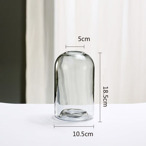 Inez Modern Minimalist Glass Vase Collection