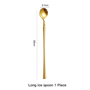 Bright Gold Stainless Steel Flatware – Allthingscurated