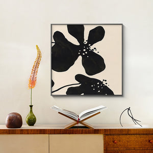 Allthingscurated Black White Orchid Flower Canvas Prints