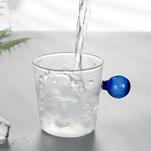Drinking Glass with Spherical Handle