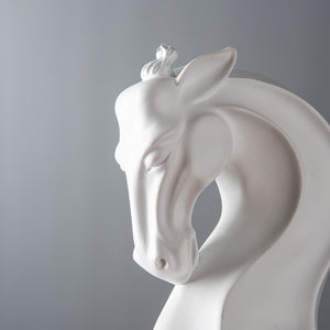 Majestic Horse Head Statue