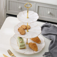 Load image into Gallery viewer, Allthingscurated Bone China Serving Stand 2 or 3 tiers
